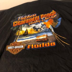 VINTAGE HARLEY DAVIDSON RIDE FREE CLEARWATER XL